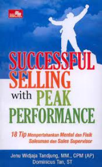Image of Successful Selling With Peak Performance